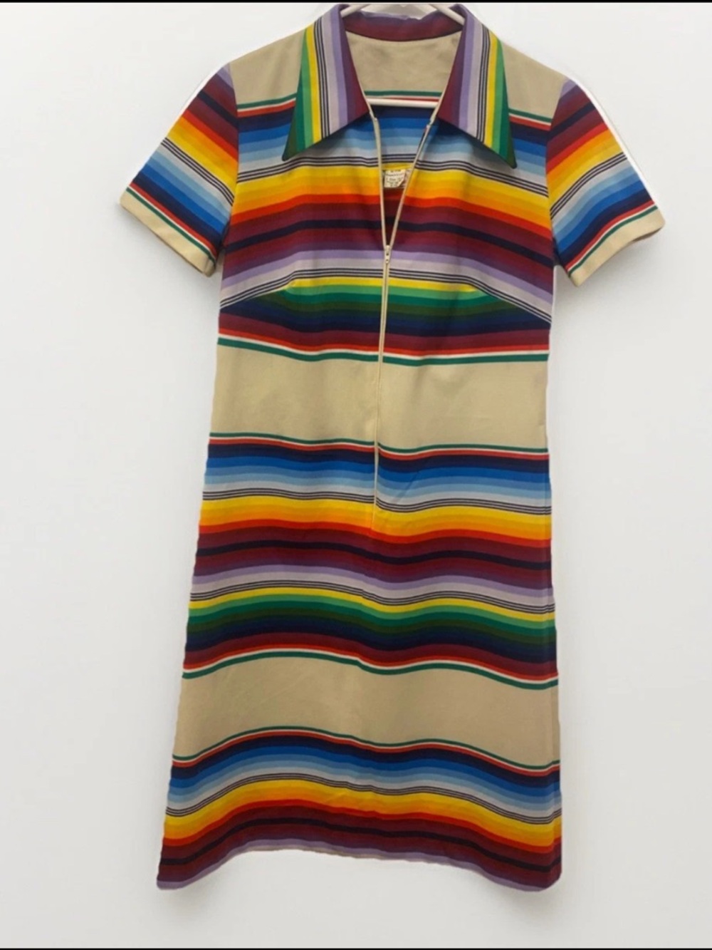 Vintage 70s striped dress